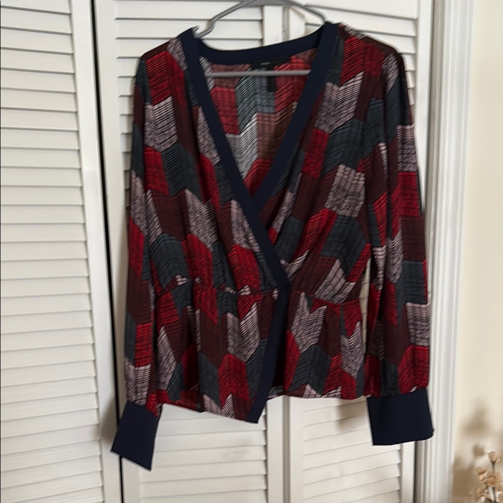 Women's Multicolor Chevron Sweater